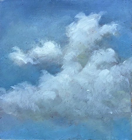 Cloud #2
3x3in oil on wood $100