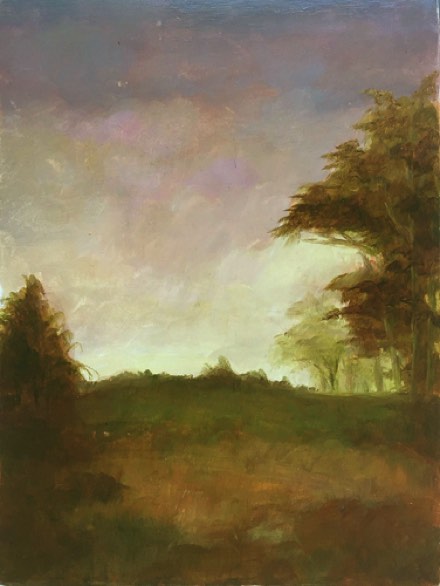 Dusk #1
6x8in oil on wood $400