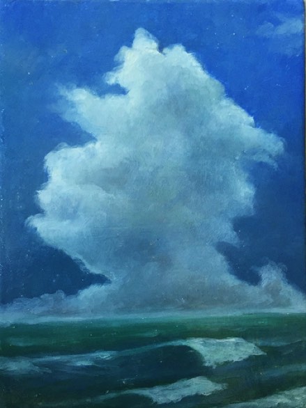 Seascape #1
5x7in oil on wood $350